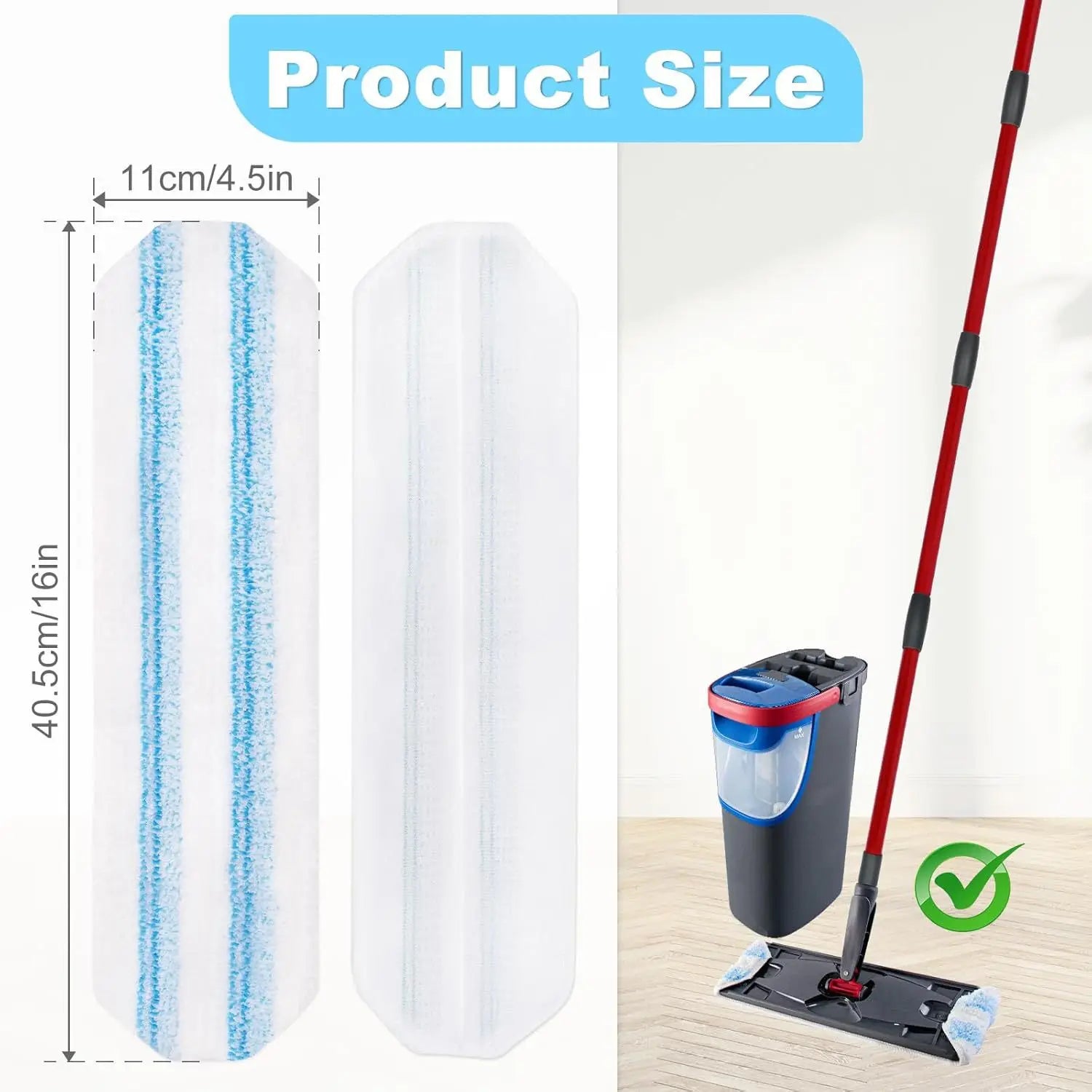 Recambio de microfibra lavable 12″ para O-Cedar ProMist MAX / Vileda
