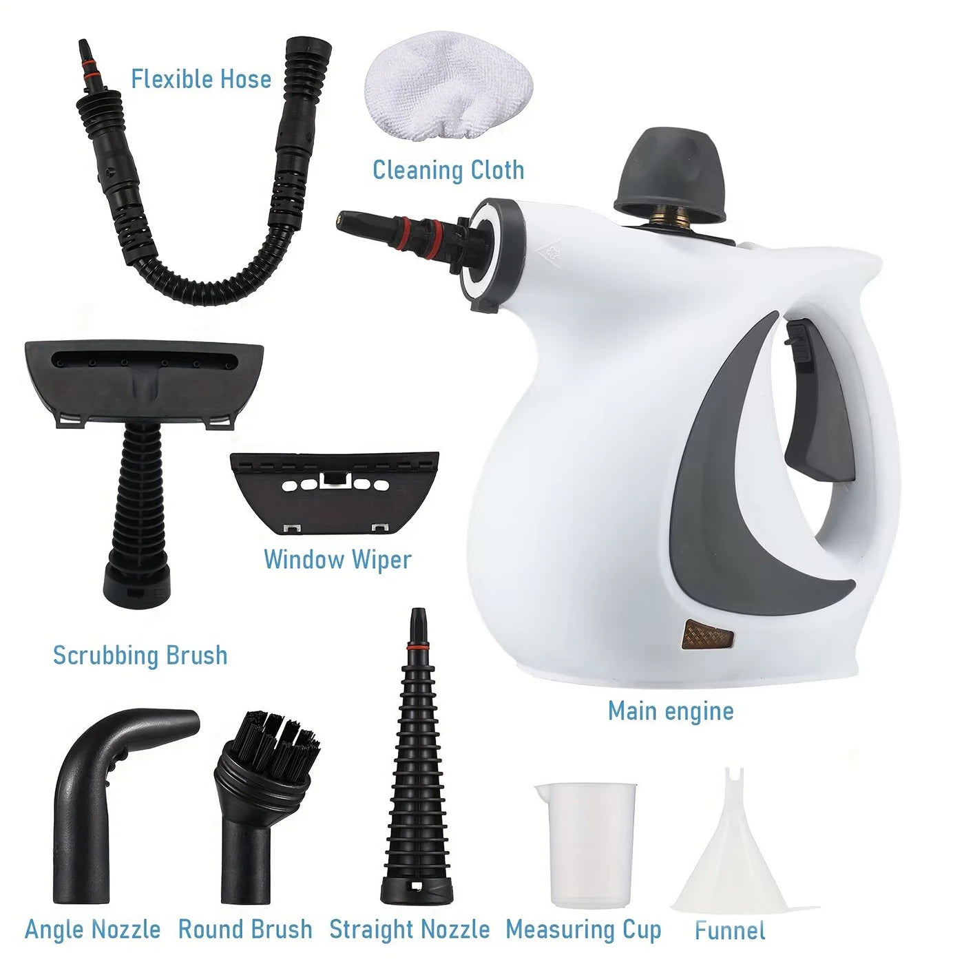 Limpiador a vapor portátil multifunción para cocina, baño y coche